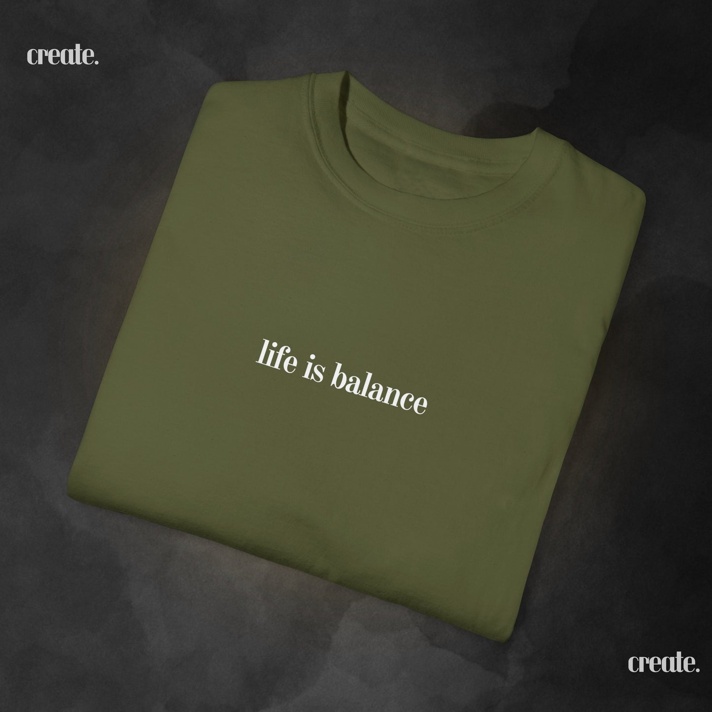 Balance T-shirt by create.