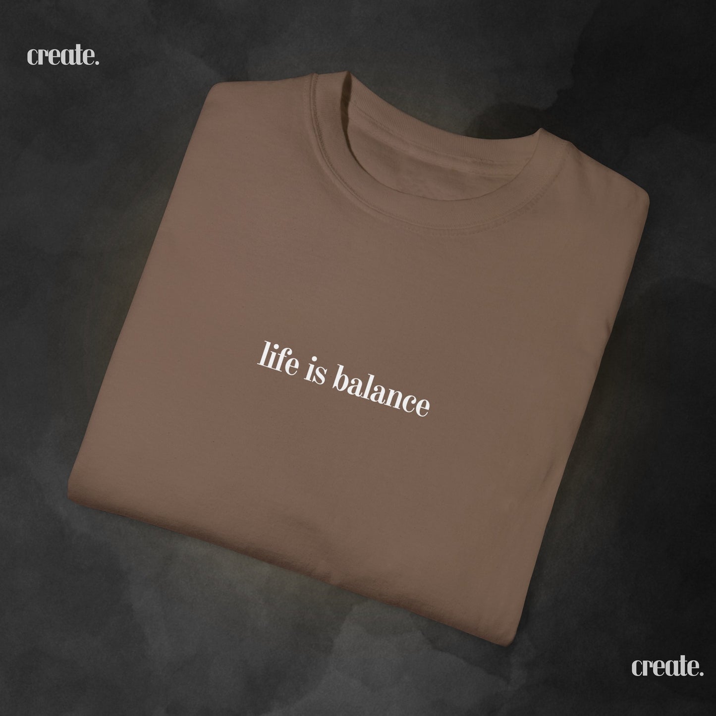 Balance T-shirt by create.