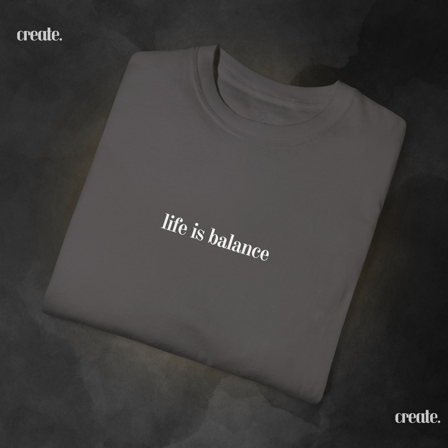 Balance T-shirt by create.