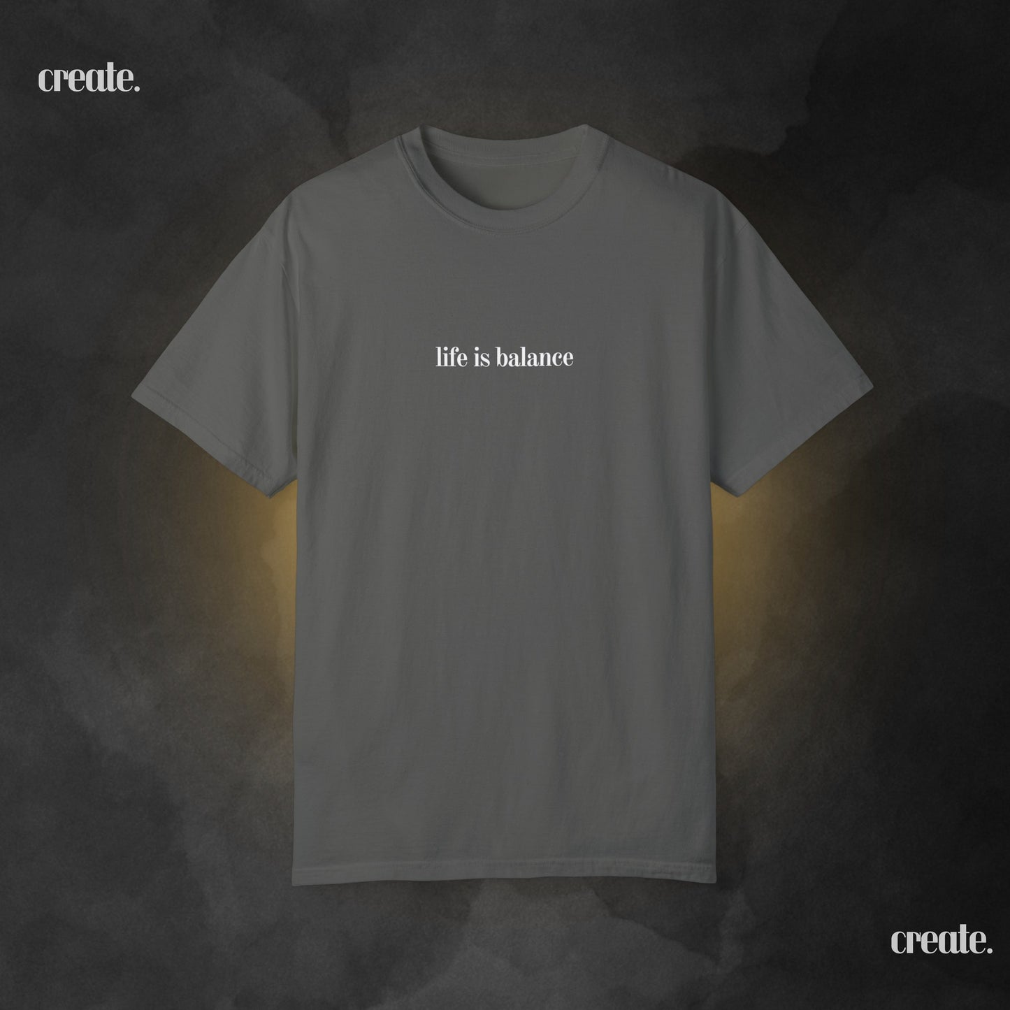 Balance T-shirt by create.