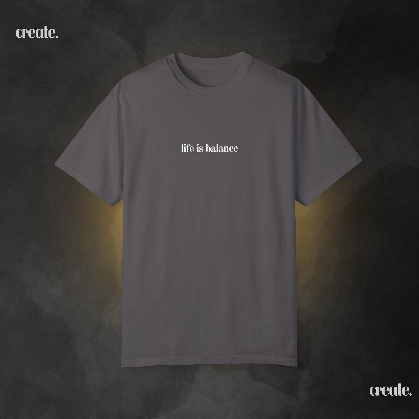 Balance T-shirt by create.