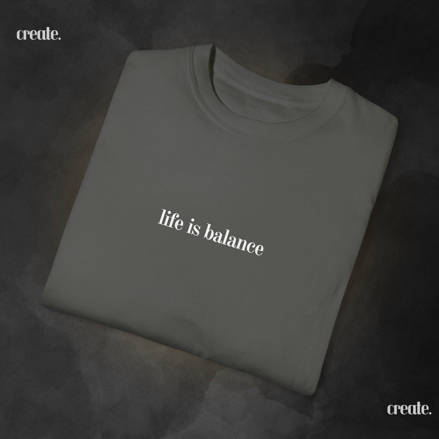 Balance T-shirt by create.